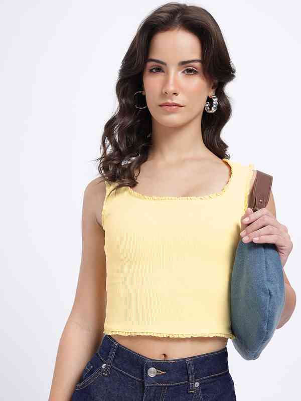 Yellow Tank - Buy Yellow Tank online in India