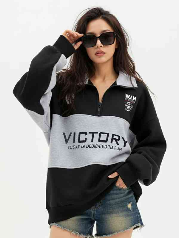 MLZHAN Autumn Leaves Dusty Books Graphic Sweatshirt For Women - Halloween Coffee Cozy Pullover - View #3