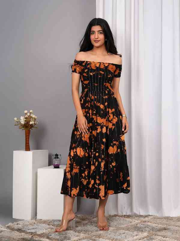 off-shoulder draped mini dress in black product info and reviews Haylo Off Shoulder Drape Mini Dress Black