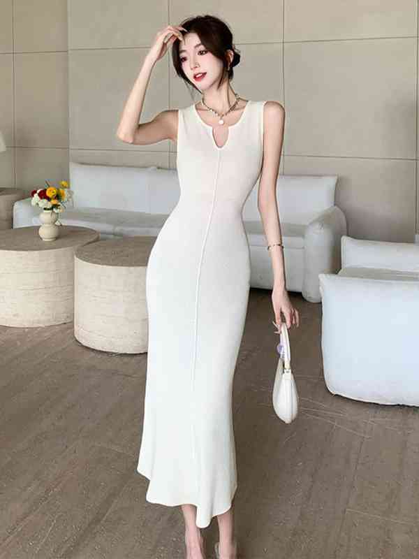 formal / gown white dresses D367 main image 1