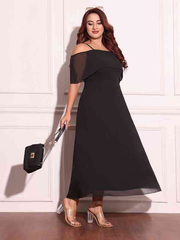 Robe Cocktail A.L.C. Shara - Une épaule, Longueur Midi, Noir, Taille S, Neuf Avec étiquettes