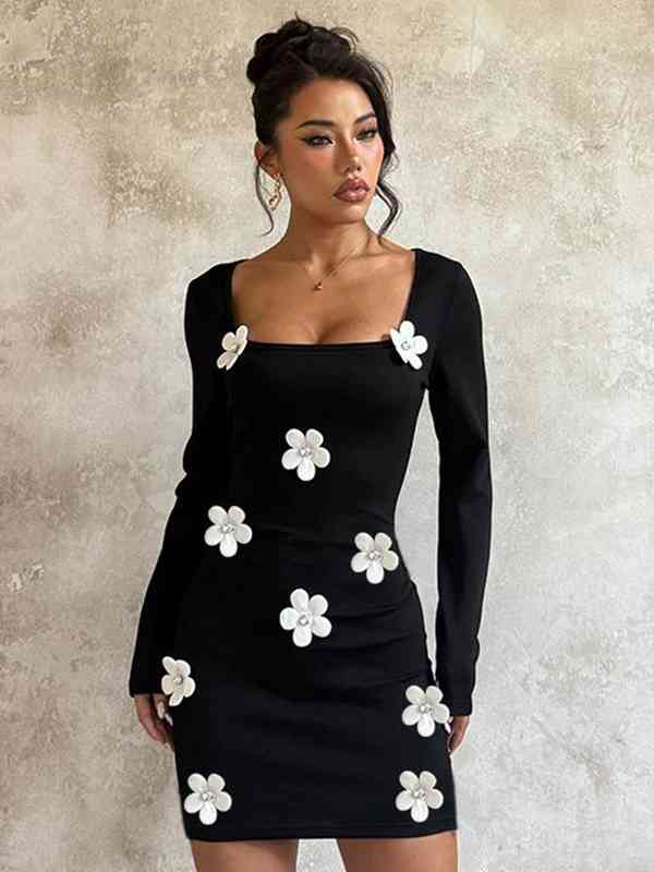 Black Embroidered Dress - Buy Black Embroidered Dress online in India