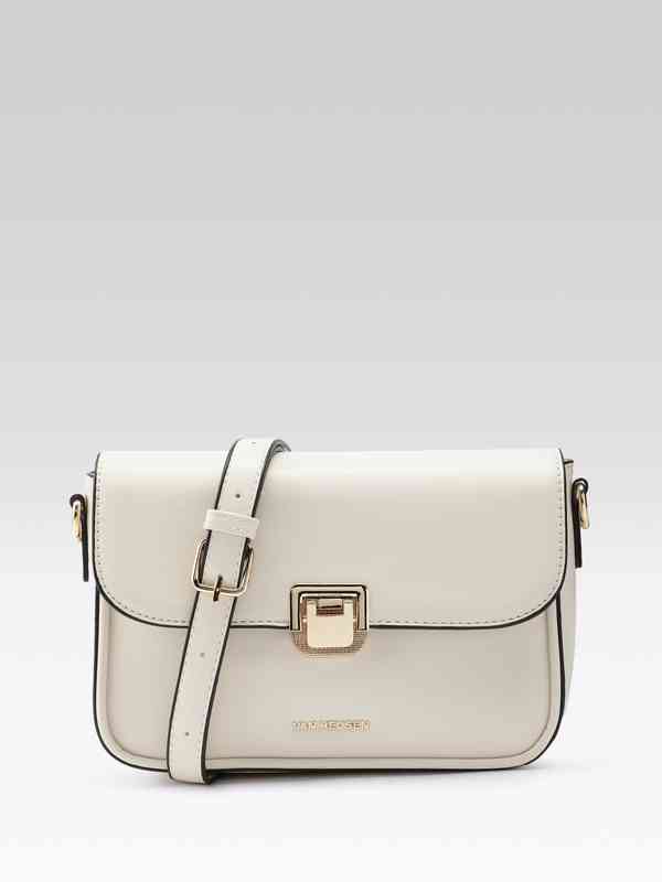 Farcauo Crossbody Bag For Women & Men - White Adjustable Sling Bag, Multiple Pockets, Anti-Theft, 8.6x3.5x13.7 Inches - View #7