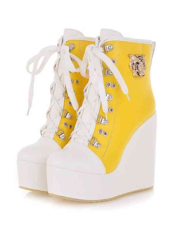 Yellow Boots - Buy Trendy Yellow Boots Online in India | Myntra