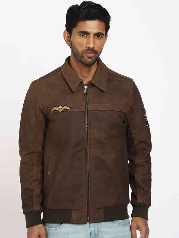 Men Jackets Leather Bomber - Buy Men Jackets Leather Bomber online