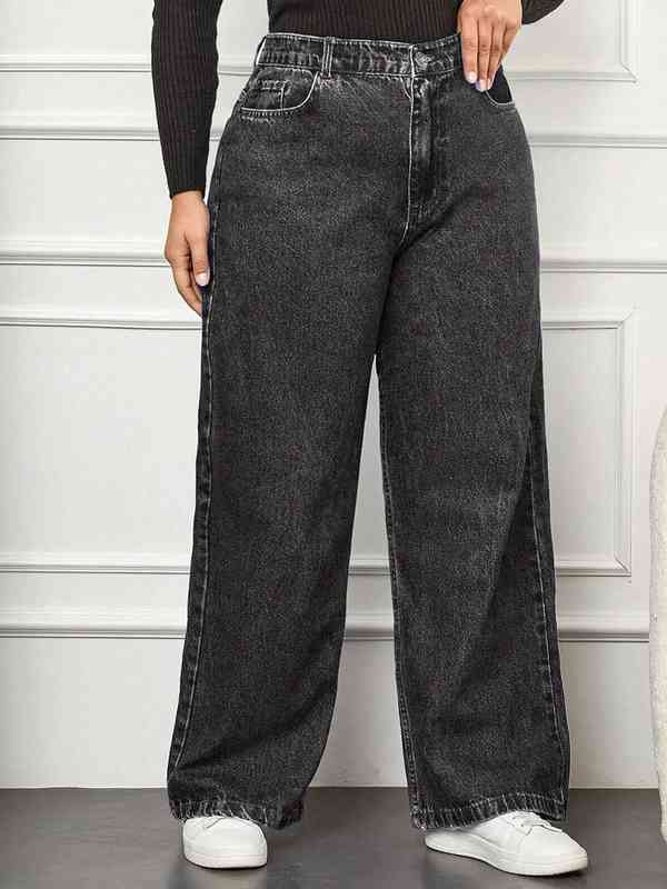Wide Leg Jeans - Buy Wide Leg Jeans online in India