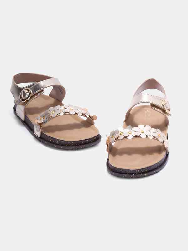 Women’s Rhinestone & Pearl Flat Sandals | Bling Summer Slip-On Shoes For Beach & Casual Wear - View #4