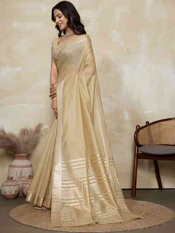Gold Women Apparel Sarees Dress Material - Buy Gold Women Apparel Sarees  Dress Material online in India