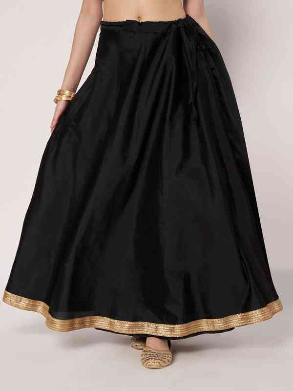 Black Embellished Skirt 4430206htm - Buy Black Embellished Skirt