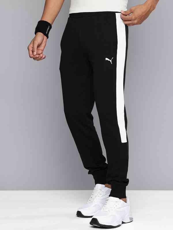 Puma Black Casual Track Pants Trousers - Buy Puma Black Casual Track Pants  Trousers online in India