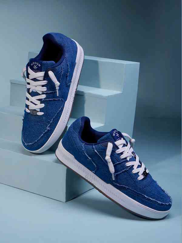 Wrogn Blue Sneakers 4813079.htm - Buy Wrogn Blue Sneakers 4813079.htm  online in India