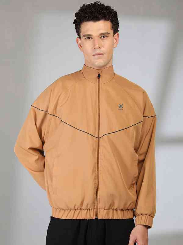 Camel Solid Bomber Jacket 4648716.htm - Buy Camel Solid Bomber