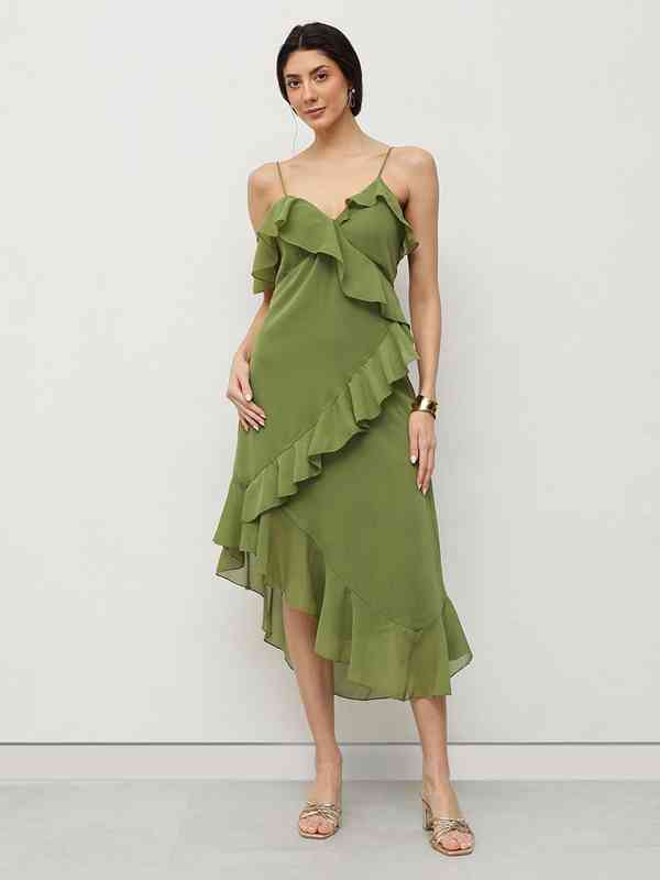 zara asymmetric voluminous dress Buy Girls Mulmul Asymmetrical Pink Summer Dress Online in India – Peekaaboo  Kids