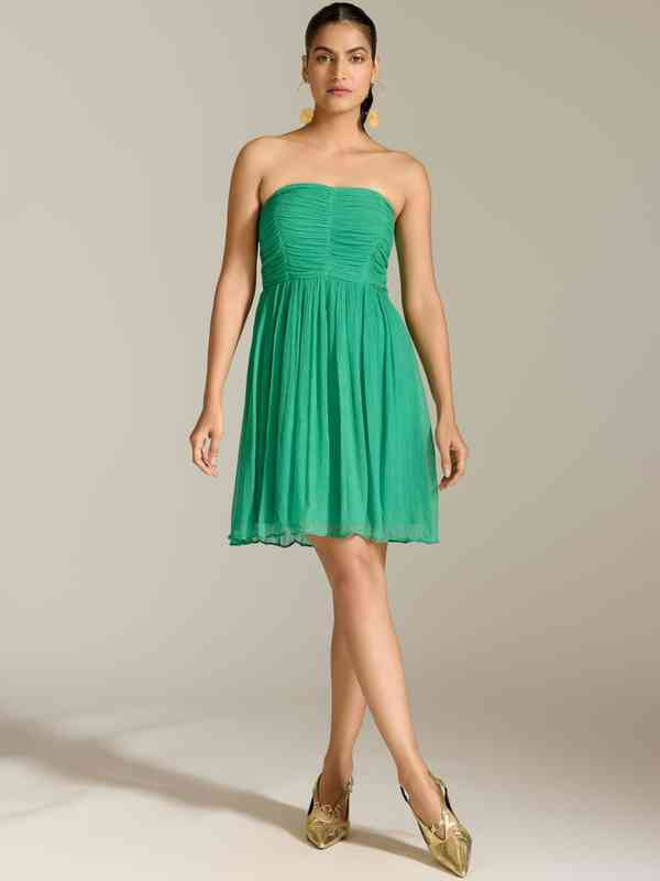 Label Ritu Kumar Green Dresses - Buy Label Ritu Kumar Green Dresses online  in India