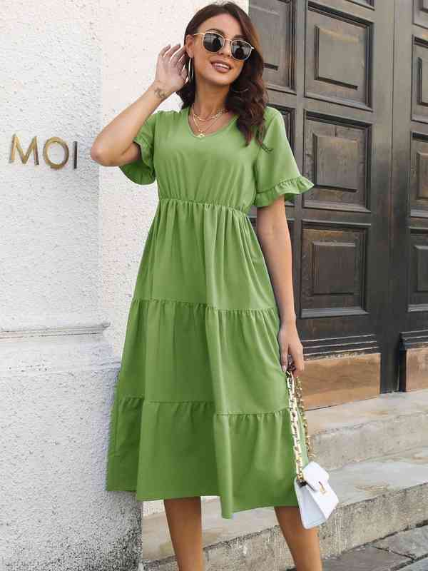 ombre green prom dress Buy Parrot Green Tissue Suit Set for Women Online – Ambraee