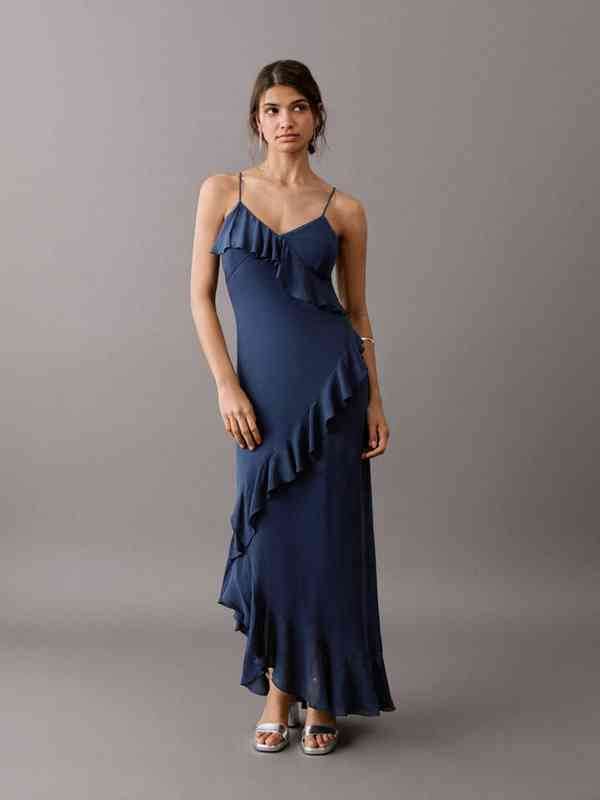 Mango Ruffled Dress - Buy Mango Ruffled Dress online in India