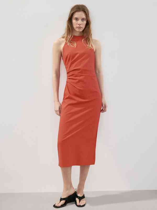 Mango Halter Neck Dress - Buy Mango Halter Neck Dress online in India