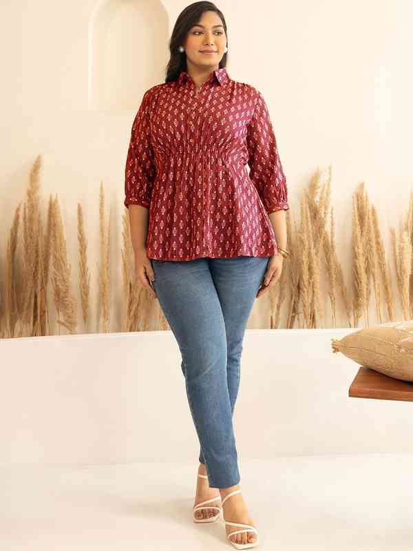 Women Tops Shirts Ruhaans Janasya - Buy Women Tops Shirts Ruhaans