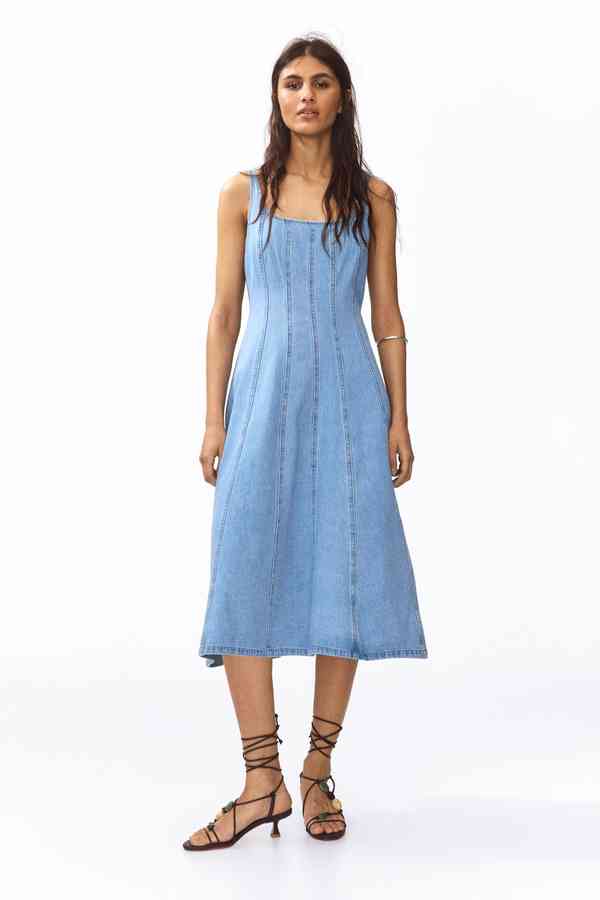 H&M Denim Dress - Buy H&M Denim Dress online in India
