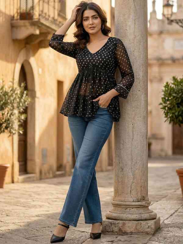 Polka Dots Tops - Buy Polka Dots Tops online in India