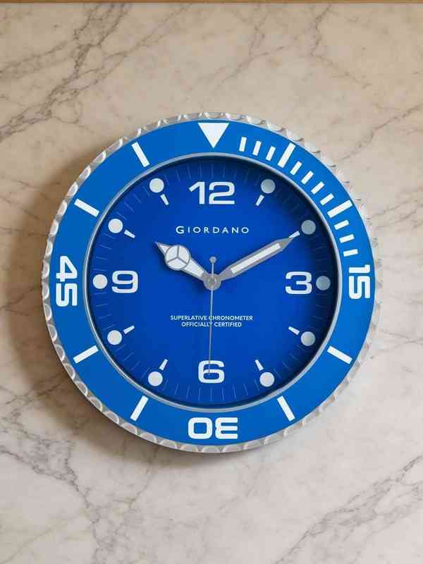 Random Blue Printed Wall Clock - Buy Random Blue Printed Wall