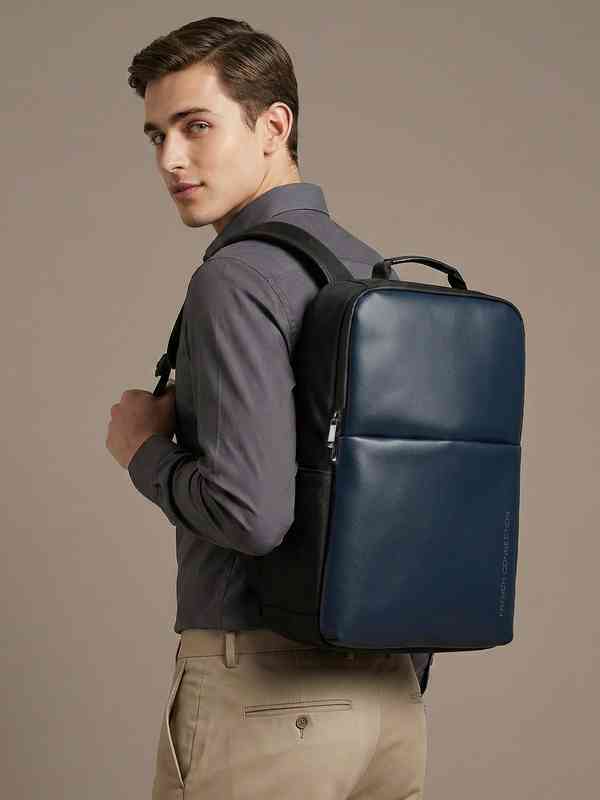 French Connection Navy Backpack Bag French Connection Women Printed Backpack 23 L Backpack Navy  main image 2