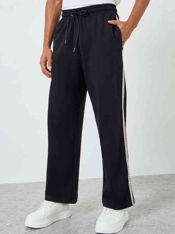 nike side tape track pants