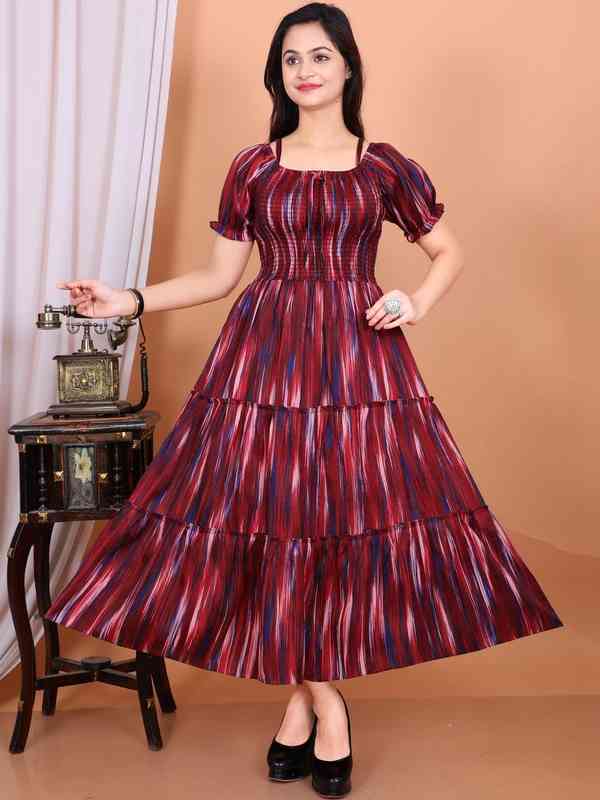 navy blue dress for baby girl Net Beige Resham Thread Embroidered A Line Anarkali Suit LSTV130330