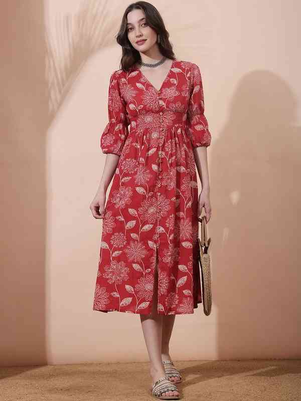 nike floral print dress