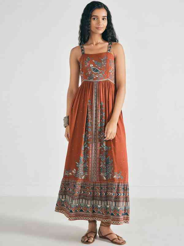 Global Desi Maxi Dress - Buy Global Desi Maxi Dress online in India