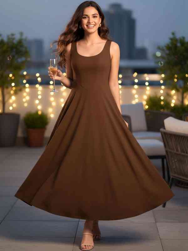 fashion nova brown dresses Lukea Long Sleeve Mini Dress | Brown | Womens