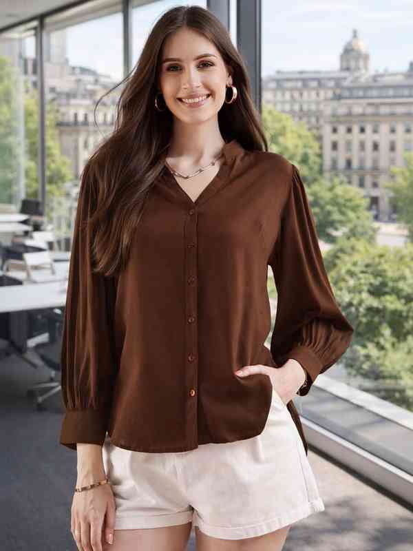No Collar Shirts - Buy No Collar Shirts online in India