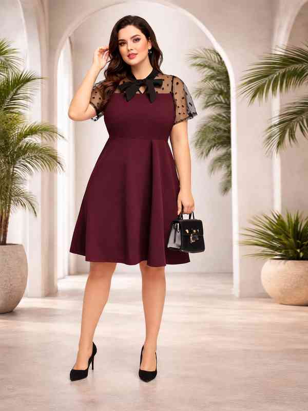 Buy Plus Size Party Dress Online on Myntra