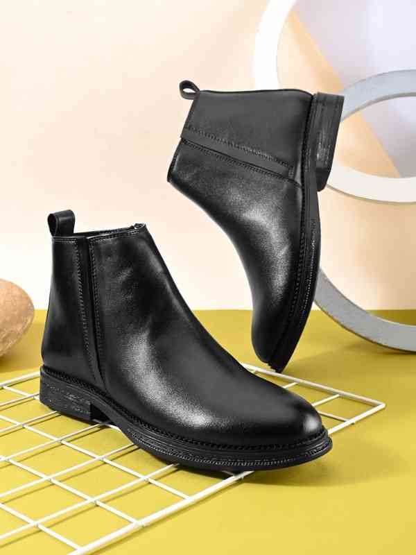 mensoure's shop☆ページ♪ HITZ1675 Men's Tan Leather Zip Boots – Hitz Shoes Online