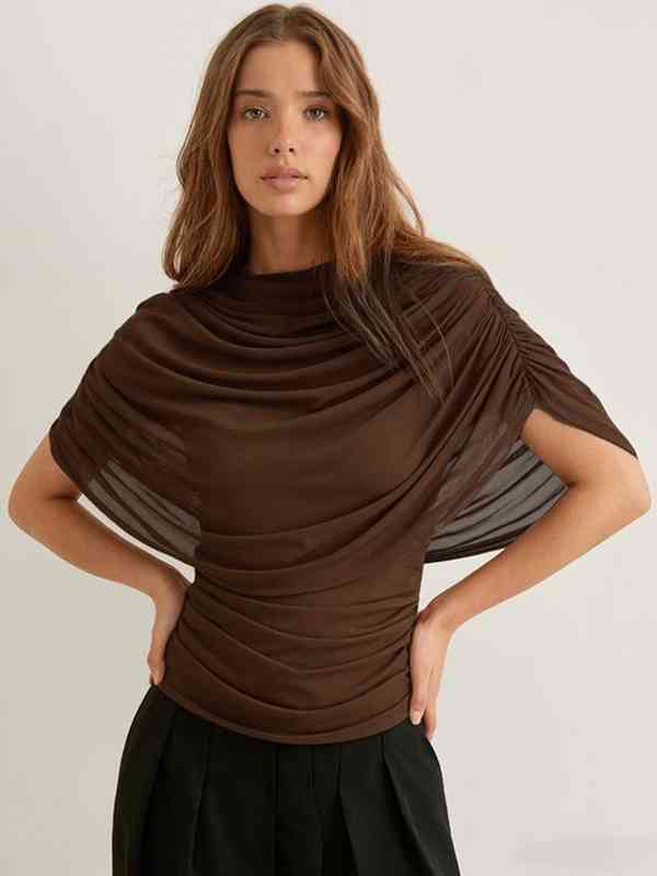 トップス Mallion vintage top トップス Mallion vintage top 90s Off the Shoulder Top – L/XL