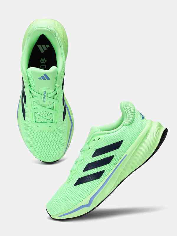 Adidas Mens Blue,lime Green And White Mesh Running - Buy Adidas Mens  Blue,lime Green And White Mesh Running online in India