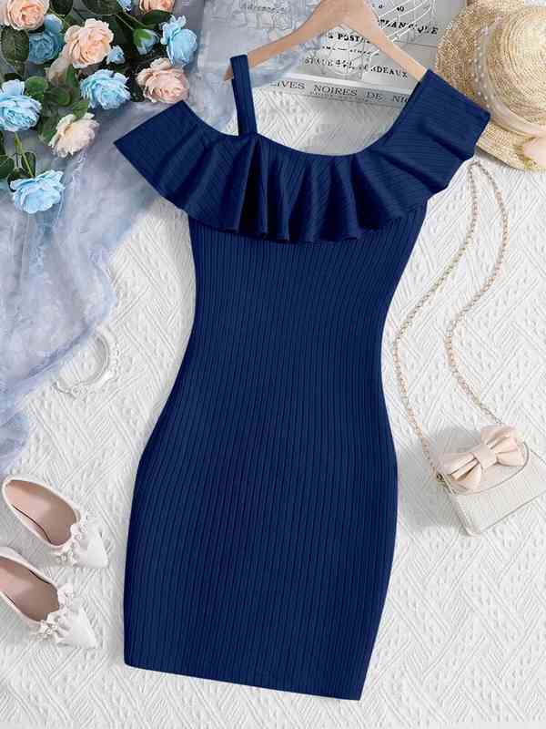 Off The Shoulder Bodycon Dress - Buy Off The Shoulder Bodycon Dress online  in India