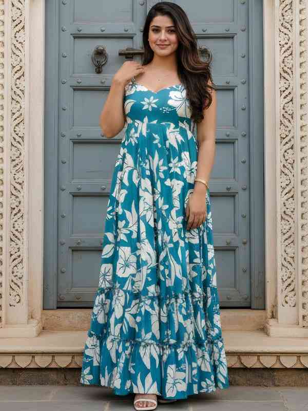Linen Maxi Dress - Buy Linen Maxi Dress online in India