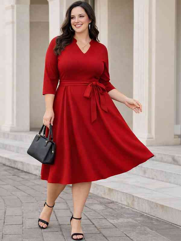 Women Knee Length Dresses - Buy Women Knee Length Dresses online in India