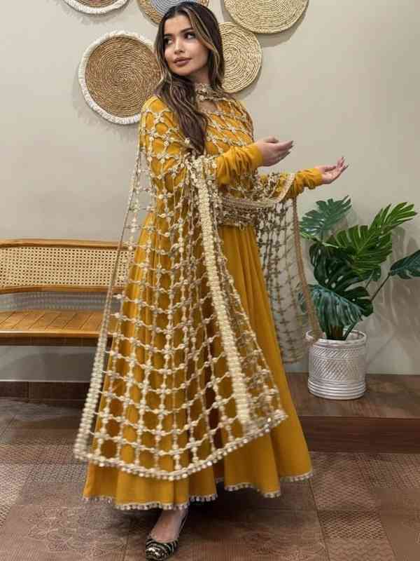 Gold Women Apparel Ethnic Wear - Buy Gold Women Apparel Ethnic Wear online  in India