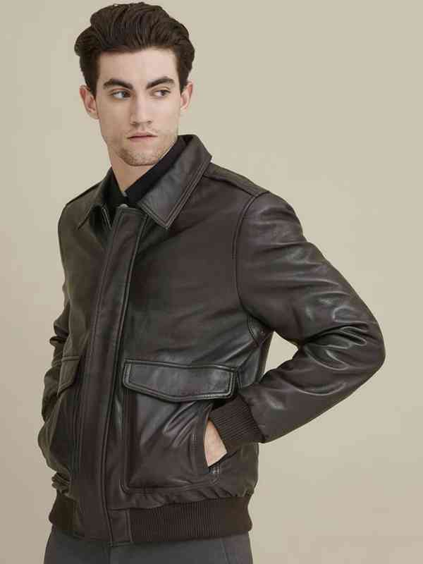 Men Jackets Leather Bomber - Buy Men Jackets Leather Bomber online