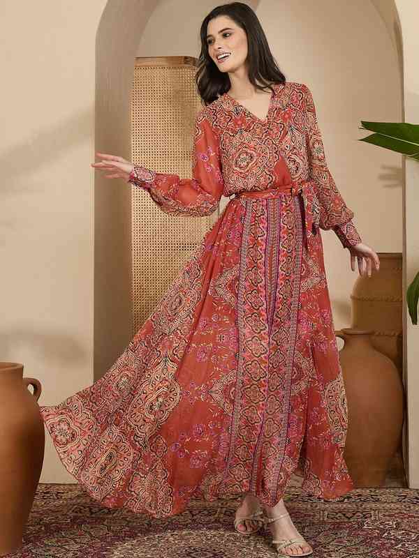 Paisley Print Dres - Buy Paisley Print Dres online in India