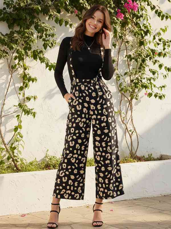 ＜H＞GABA HIGHWAIST SUSPENDERS PANTS2022FW H＞GABA HIGHWAIST SUSPENDERS PANTS2022FW High Waist Wide Leg