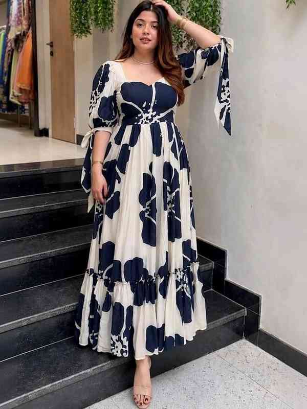 a line dress myntra A-Line Dresses Maxi dress