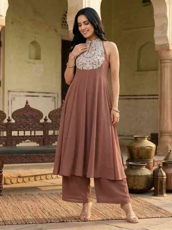 Brown Anarkali - Buy Brown Anarkali online in India Brown Anarkali - Buy Brown Anarkali online in India