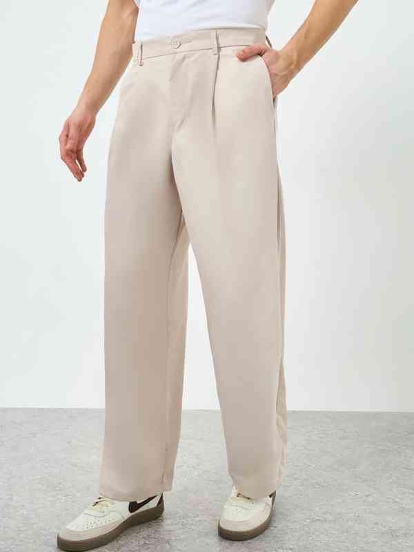 Beige Pants Men - Buy Beige Pants Men online in India