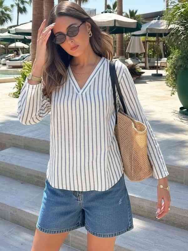 トップス carla Lady linen like tops トップス CARLA Lady linen like tops トップス CARLA Lady linen like