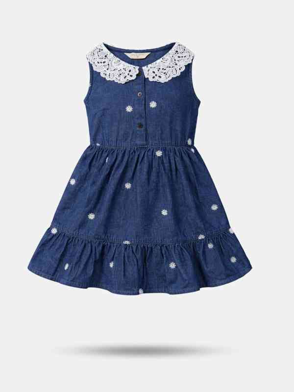 Gini And Jony Navy Solid Fit Flare Dress 6867083.htm - Buy Gini And Jony  Navy Solid Fit Flare Dress 6867083.htm online in India