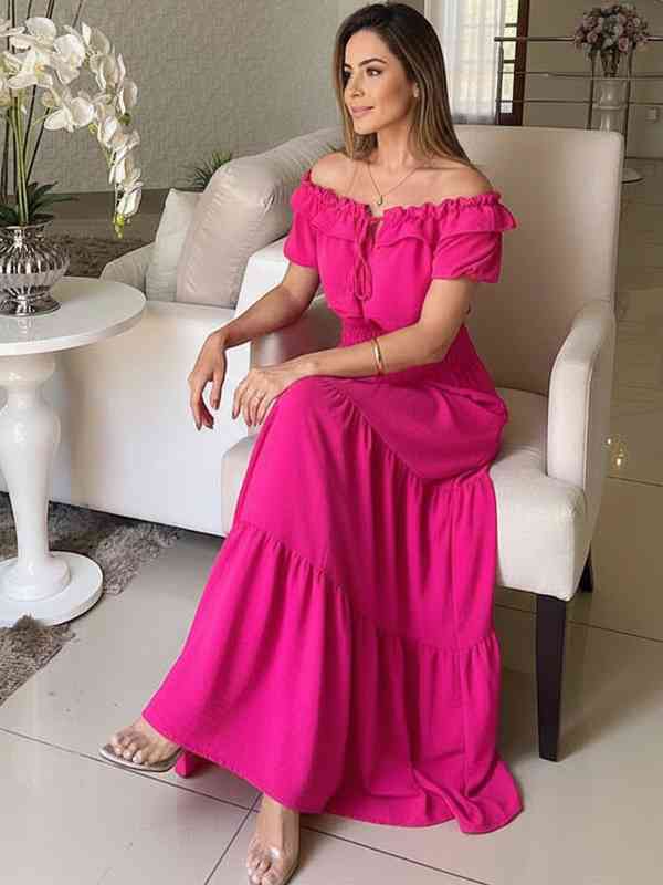 Linen Maxi Dress - Buy Linen Maxi Dress online in India