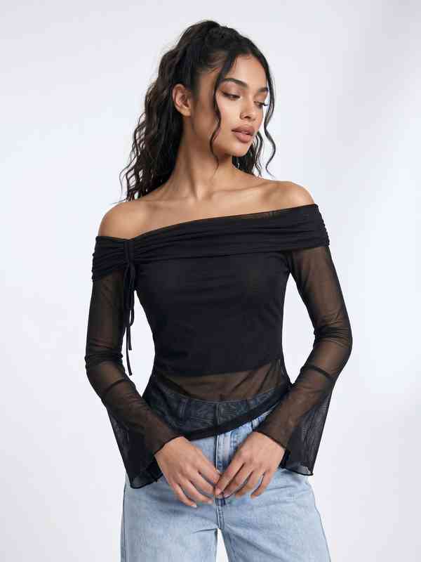 Off Shoulder Top Sweatshirts - Buy Off Shoulder Top Sweatshirts